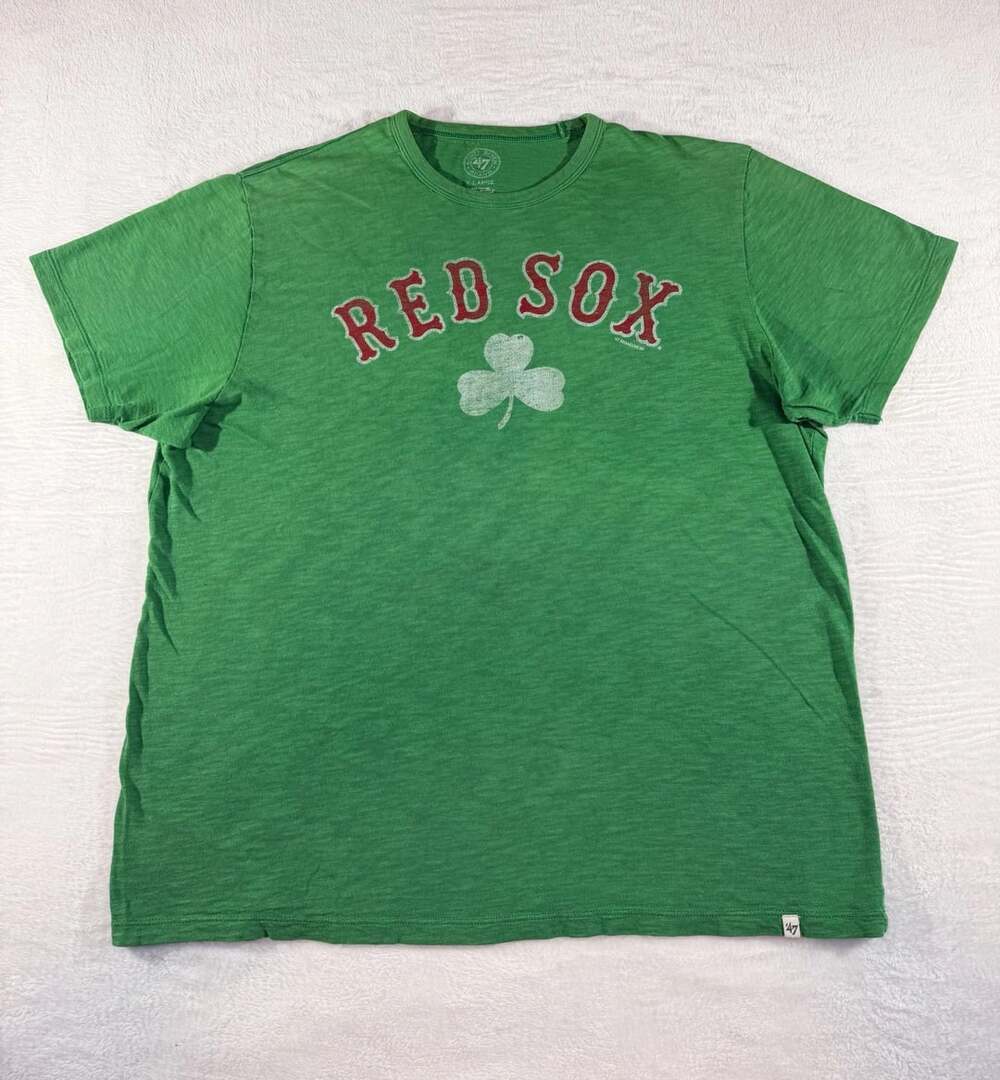 '47 Brand Boston Red Sox Size X-Large Green St. Patrick's Day T-Shirt